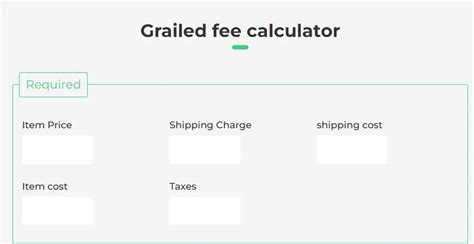 grailed sales fee calculator.